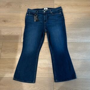 New Paige Ankle Flare Jeans